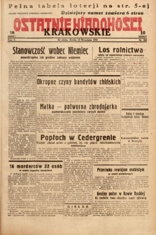 Ostatnie Wiadomości Krakowskie. 1932, nr 263