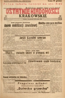 Ostatnie Wiadomości Krakowskie. 1932, nr 268