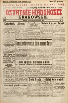 Ostatnie Wiadomości Krakowskie. 1932, nr 275