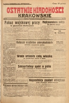 Ostatnie Wiadomości Krakowskie. 1932, nr 284