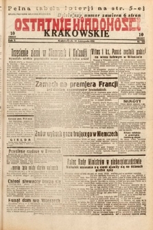 Ostatnie Wiadomości Krakowskie. 1932, nr 326