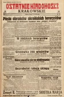 Ostatnie Wiadomości Krakowskie. 1932, nr 356