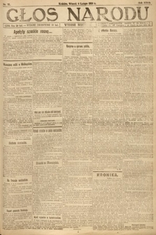 Głos Narodu (wydanie wieczorne). 1919, nr 25