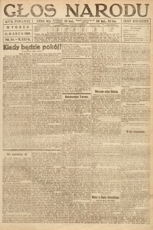 Głos Narodu (wydanie poranne). 1919, nr 54
