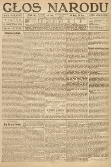 Głos Narodu (wydanie poranne). 1919, nr 80