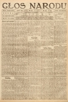 Głos Narodu (wydanie poranne). 1919, nr 89