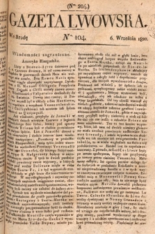 Gazeta Lwowska. 1820, nr 104
