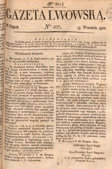 Gazeta Lwowska. 1820, nr 107