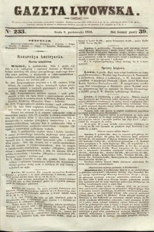Gazeta Lwowska. 1850, nr 233