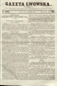 Gazeta Lwowska. 1850, nr 234
