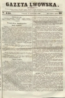 Gazeta Lwowska. 1850, nr 240