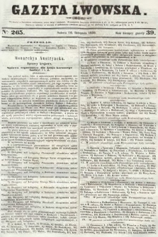 Gazeta Lwowska. 1850, nr 265