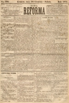 Nowa Reforma. 1884, nr 293