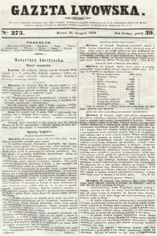 Gazeta Lwowska. 1850, nr 273