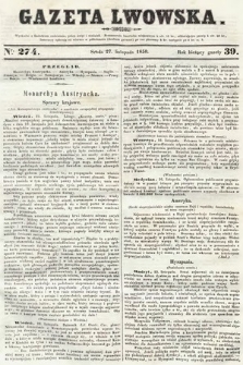 Gazeta Lwowska. 1850, nr 274