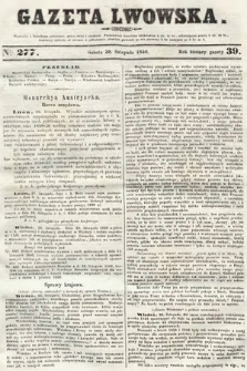 Gazeta Lwowska. 1850, nr 277