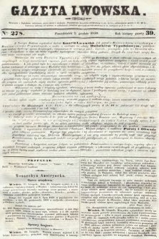 Gazeta Lwowska. 1850, nr 278