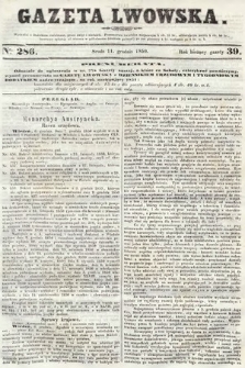Gazeta Lwowska. 1850, nr 286