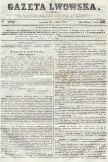Gazeta Lwowska. 1850, nr 287