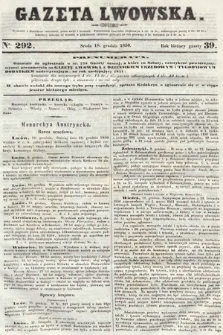 Gazeta Lwowska. 1850, nr 292