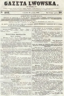Gazeta Lwowska. 1850, nr 293
