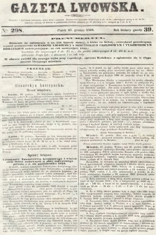 Gazeta Lwowska. 1850, nr 298