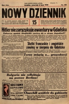 Nowy Dziennik. 1939, nr 183