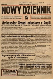 Nowy Dziennik. 1939, nr 190