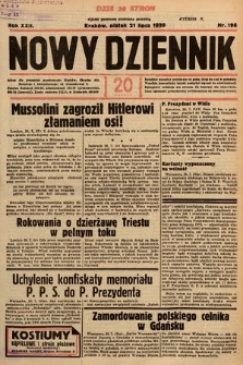 Nowy Dziennik. 1939, nr 198