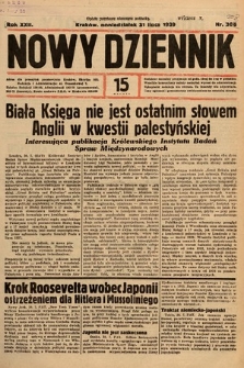 Nowy Dziennik. 1939, nr 208