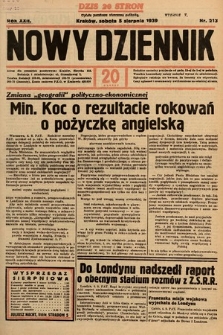 Nowy Dziennik. 1939, nr 213