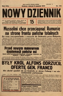 Nowy Dziennik. 1939, nr 216