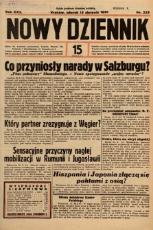 Nowy Dziennik. 1939, nr 223