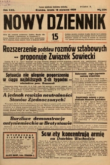 Nowy Dziennik. 1939, nr 224