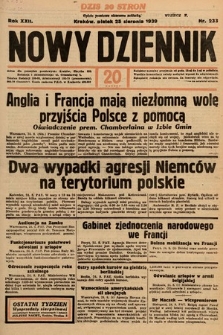 Nowy Dziennik. 1939, nr 233