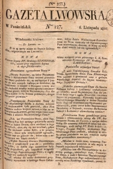 Gazeta Lwowska. 1820, nr 127