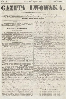 Gazeta Lwowska. 1857, nr 5