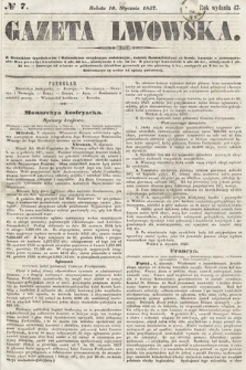 Gazeta Lwowska. 1857, nr 7