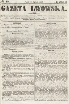 Gazeta Lwowska. 1857, nr 12