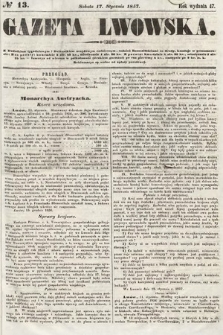 Gazeta Lwowska. 1857, nr 13