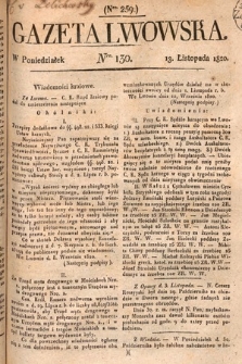 Gazeta Lwowska. 1820, nr 130