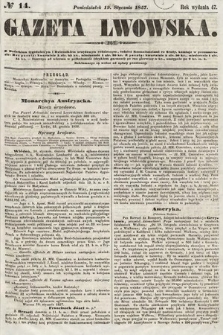 Gazeta Lwowska. 1857, nr 14