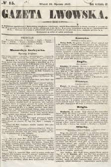 Gazeta Lwowska. 1857, nr 15