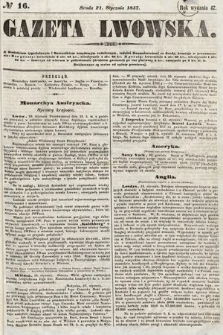 Gazeta Lwowska. 1857, nr 16