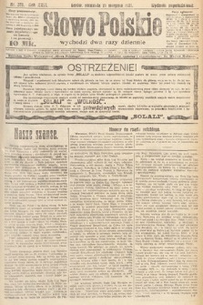 Słowo Polskie. 1921, nr 370