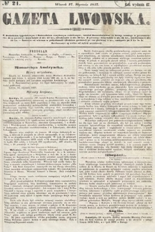Gazeta Lwowska. 1857, nr 21