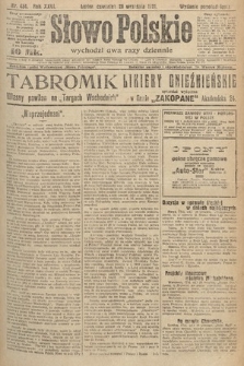 Słowo Polskie. 1921, nr 434