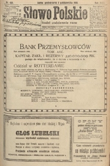 Słowo Polskie. 1921, nr 438