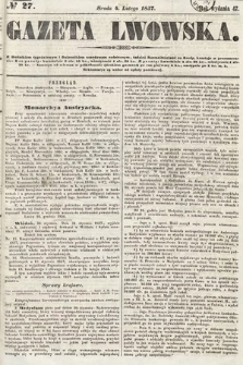 Gazeta Lwowska. 1857, nr 27