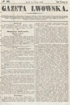 Gazeta Lwowska. 1857, nr 33